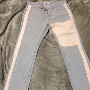 Wesc Light Blue Denim with Tan Stitching
